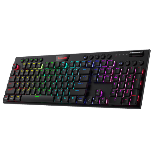 Redragon EU K618 Wireless Ultra-Thin Low Profile RGB Mechanical Keyboard