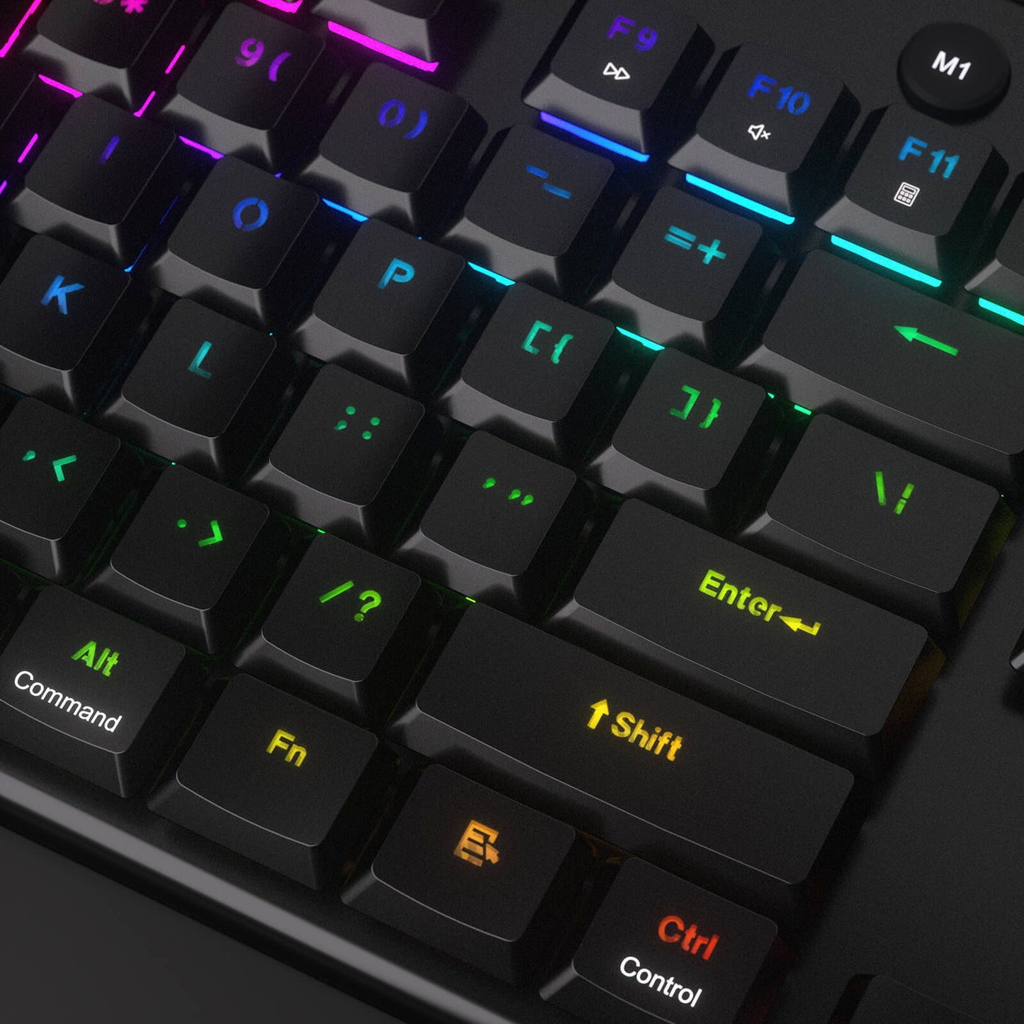 Redragon EU K618 Wireless Ultra-Thin Low Profile RGB Mechanical Keyboard