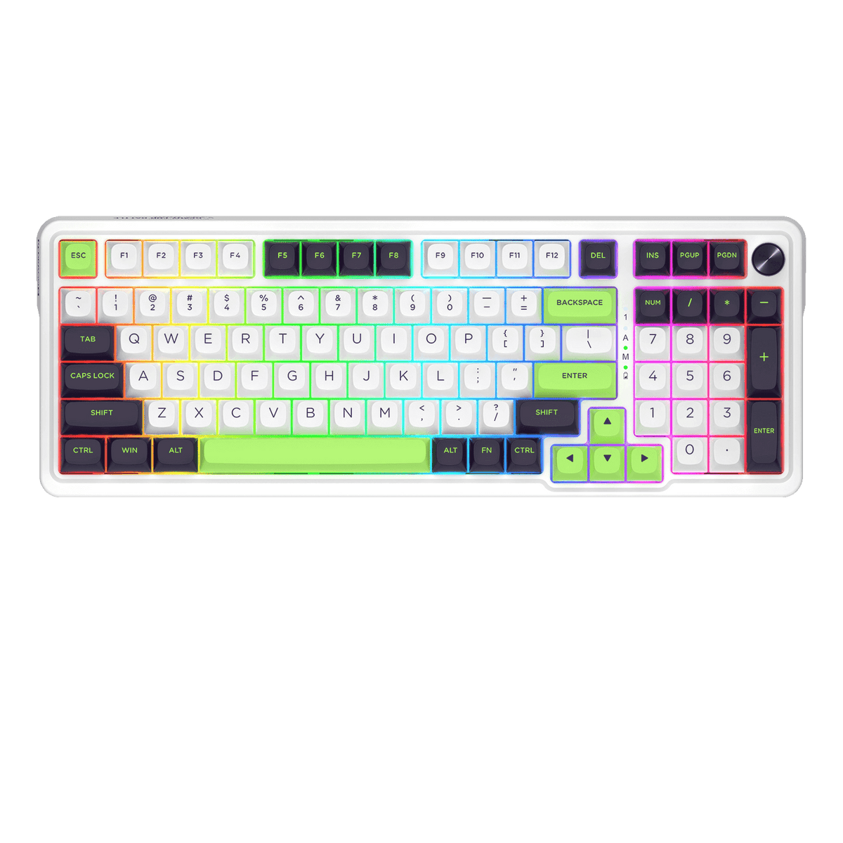 Redragon EU K686 MAX 98 Keys MOA Profile Gasket 3 Modes RGB Gaming Keyboard