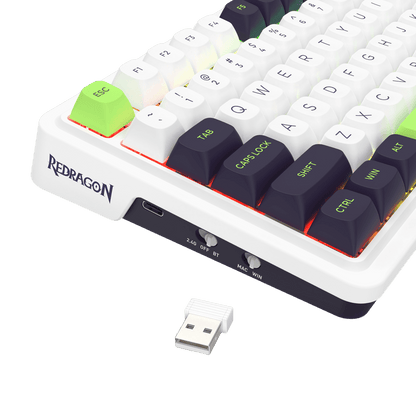 Redragon EU K686 MAX 98 Keys MOA Profile Gasket 3 Modes RGB Gaming Keyboard