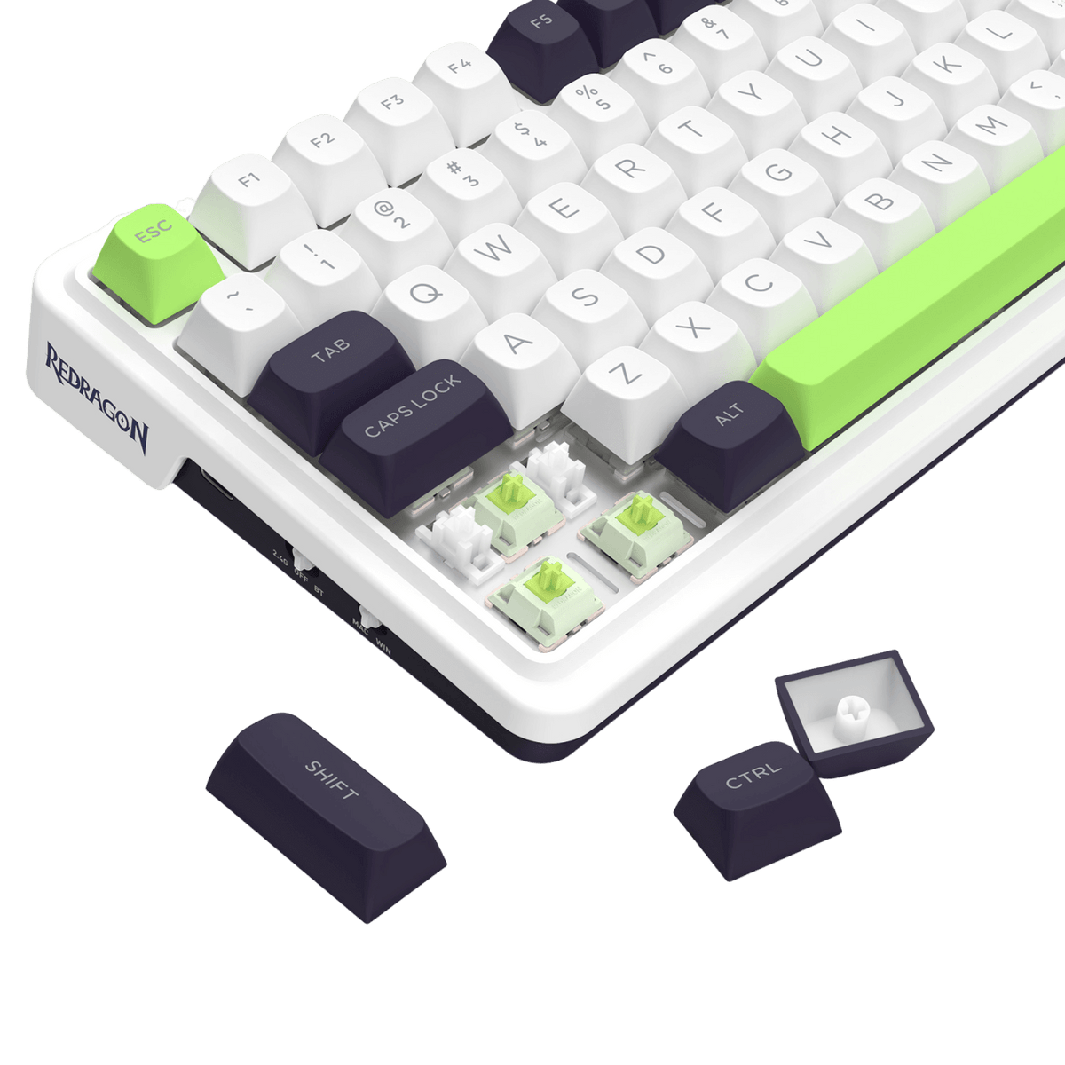 Redragon EU K686 MAX 98 Keys MOA Profile Gasket 3 Modes RGB Gaming Keyboard
