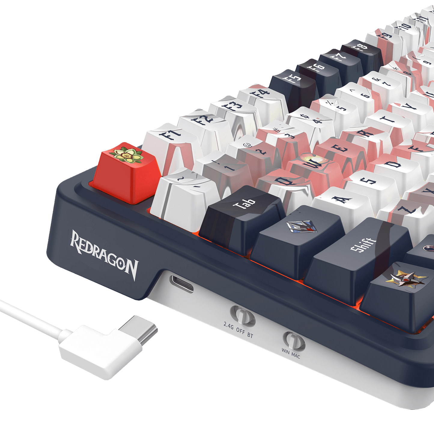 Redragon EU, 3-Modes Anime Mechanical Keyboard w/Hot-Swap Socket
