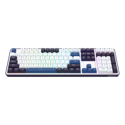 Redragon EU K689 Wired Gasket RGB Gaming Keyboard, 104 Keys + Extra 4 Hotkeys Mechanical Keyboard w/Upgraded Hot-swappable Socket, 5-Layer Noise Dampening, Mixed Color Keycaps, Custom Linear Switch