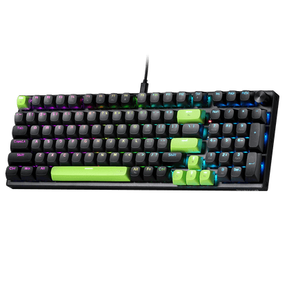 Redragon K740 98 Keys Wired RGB Gaming Keyboard, 95% PBT Mechanical Keyboard w/Solid Aluminum Base, Dedicated Knob Control & Hot-Swap Socket, Custom Linear Switch