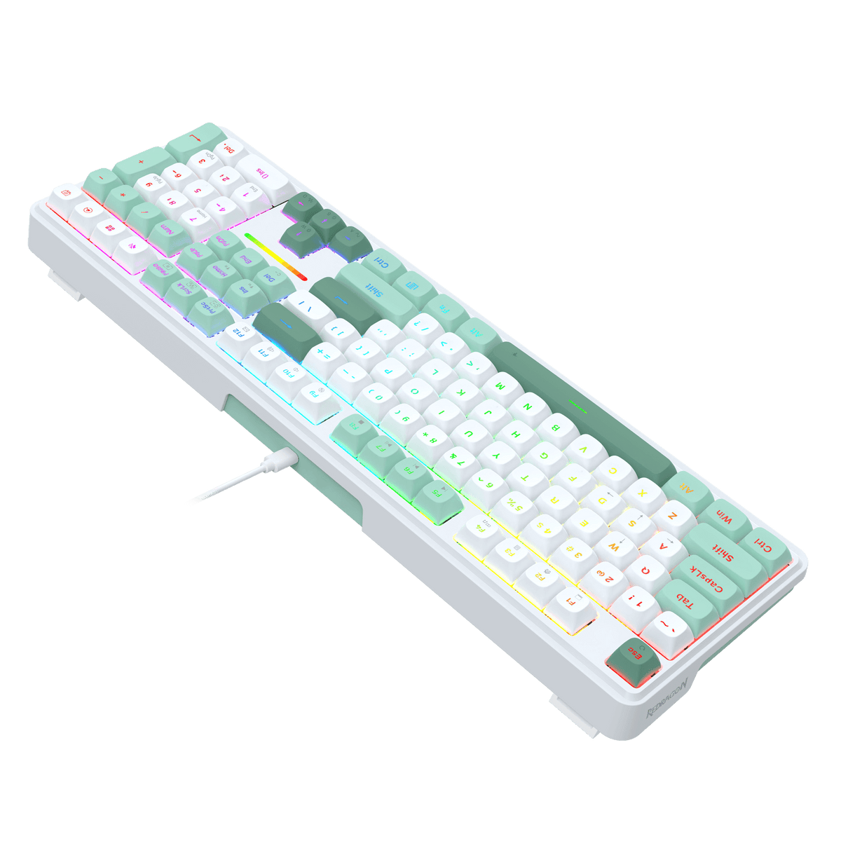 Redragon EU K745 HE Rapid Trigger Gaming Keyboard, 8K Wired Mechanical Keyboard w/Next-Gen UltraMag 100% POM Silky Magnetic Switch, Dual-Module Floating Patent Structure Design, 5-Layer Noise Dampening
