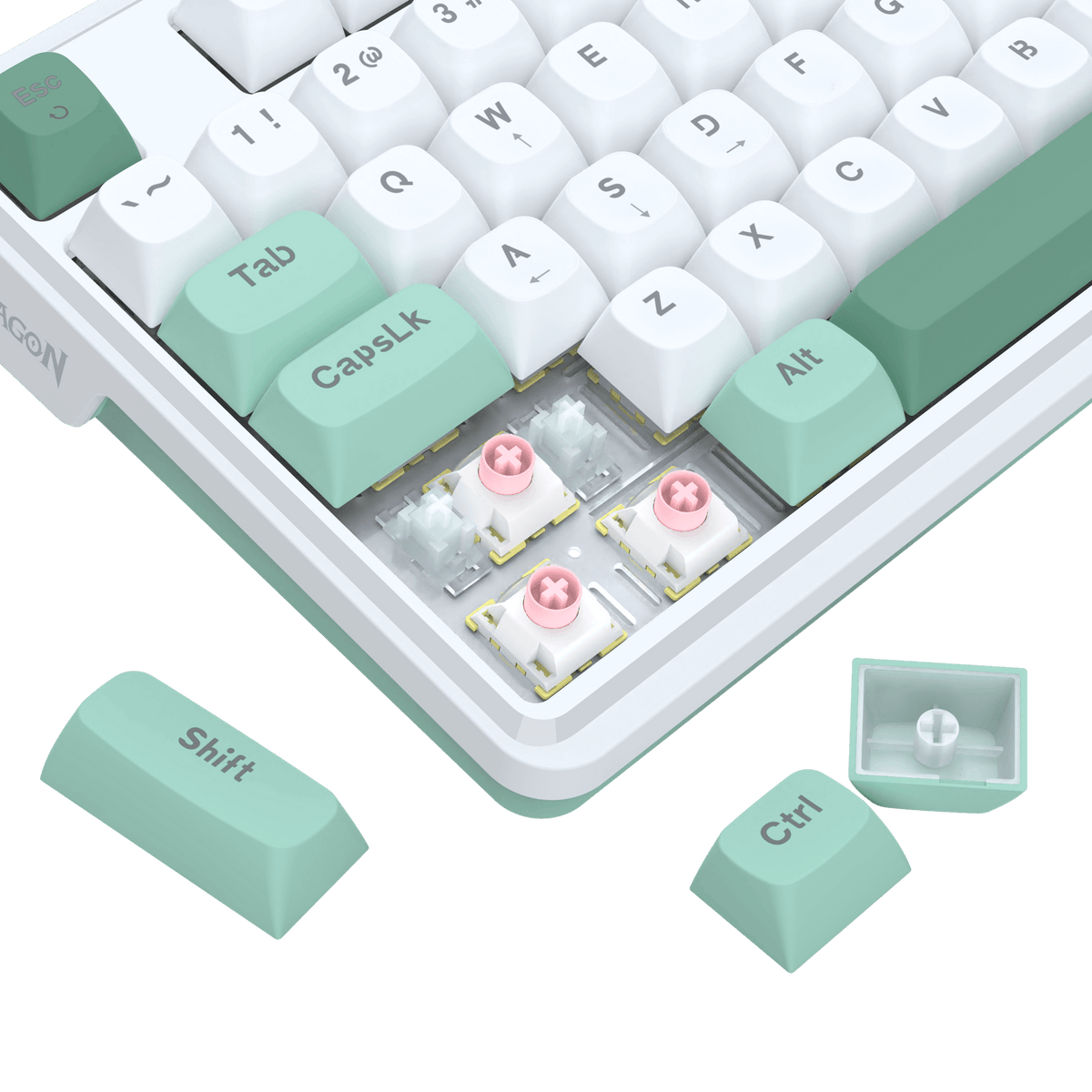 Redragon EU K745 HE Rapid Trigger Gaming Keyboard, 8K Wired Mechanical Keyboard w/Next-Gen UltraMag 100% POM Silky Magnetic Switch, Dual-Module Floating Patent Structure Design, 5-Layer Noise Dampening