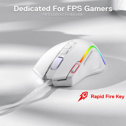 Redragon EU M612 Predator white Gaming Mouse