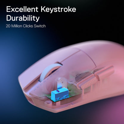 Redragon EU M724 Wired Gaming Mouse, 42G Ultra-Light 12,400 Max DPI Optical Gaming Mouse with 5 Programmable Buttons, Ergonomic Natural Grip Build, Software Supports DIY Keybinds & DPI