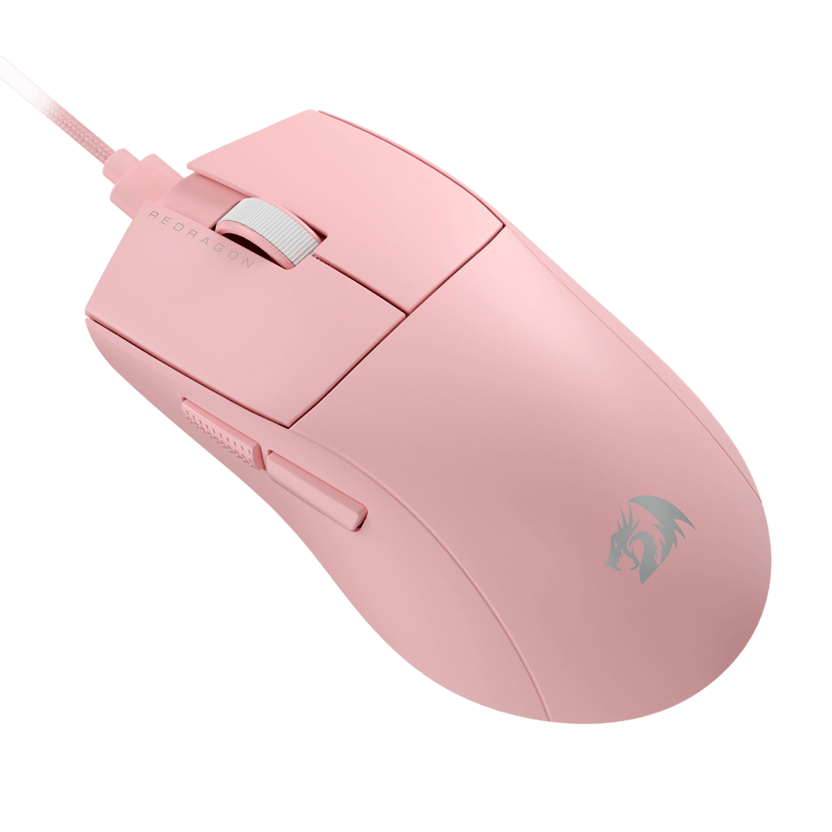 Redragon EU M724 Wired Gaming Mouse, 42G Ultra-Light 12,400 Max DPI Optical Gaming Mouse with 5 Programmable Buttons, Ergonomic Natural Grip Build, Software Supports DIY Keybinds & DPI