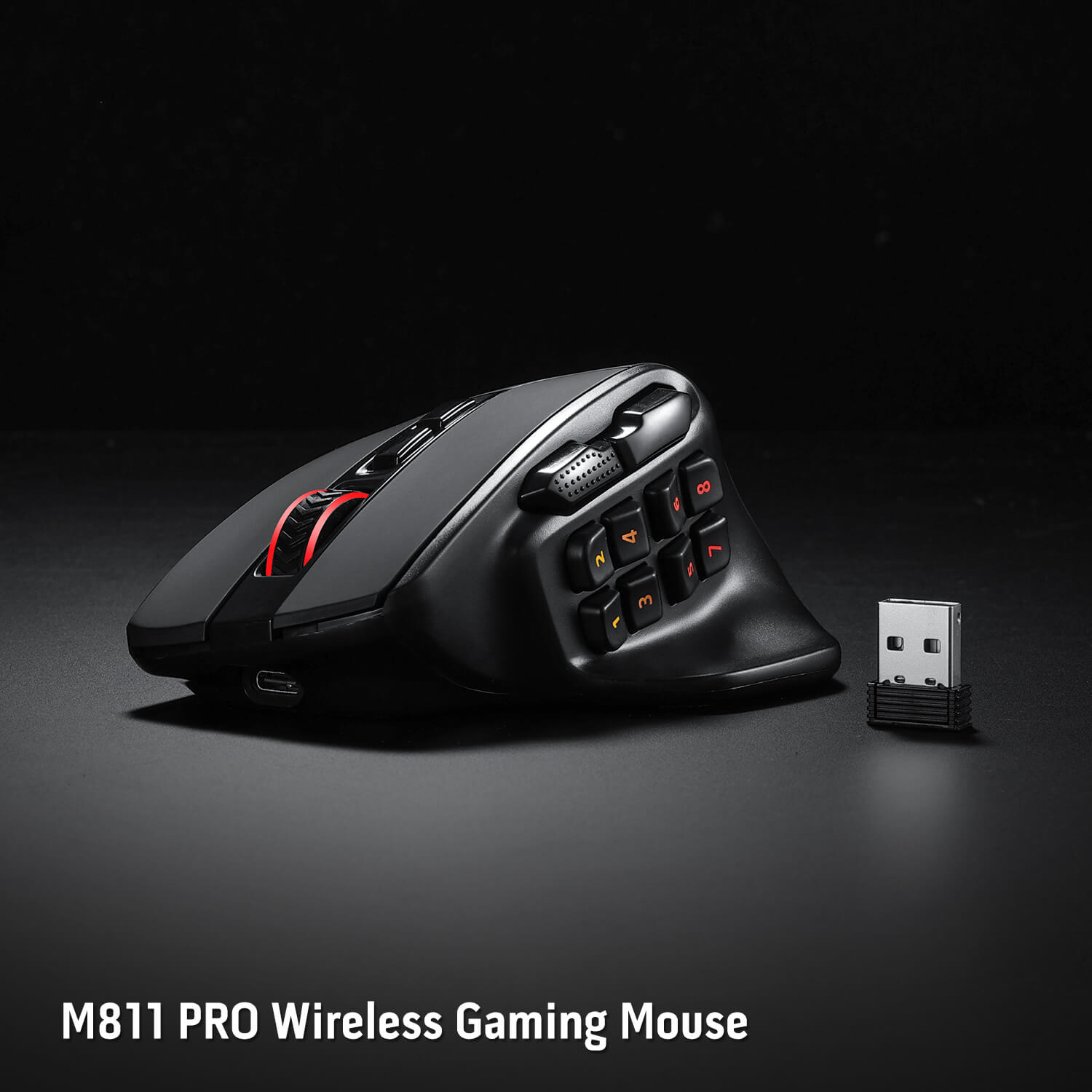 Redragon EU M811 PRO Wireless MMO Gaming Mouse