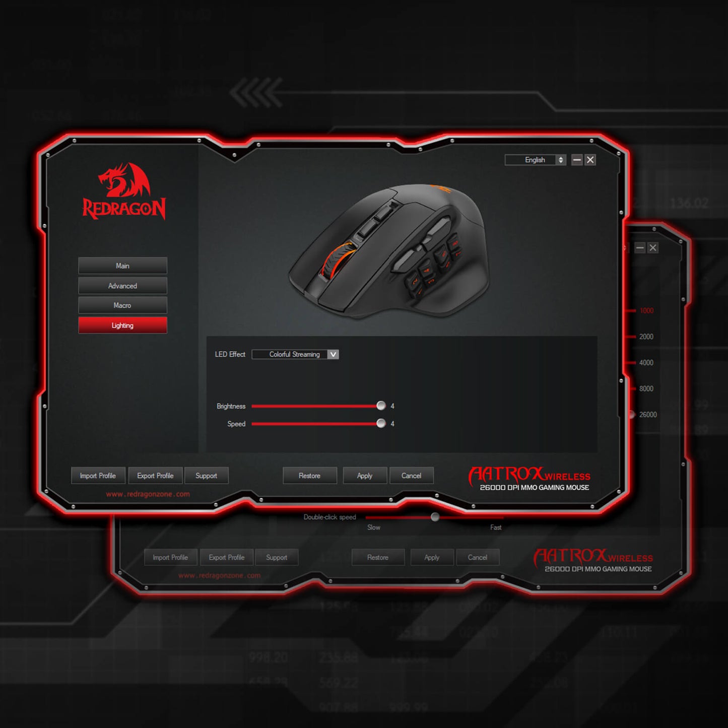 Redragon EU M811 PRO Wireless MMO Gaming Mouse