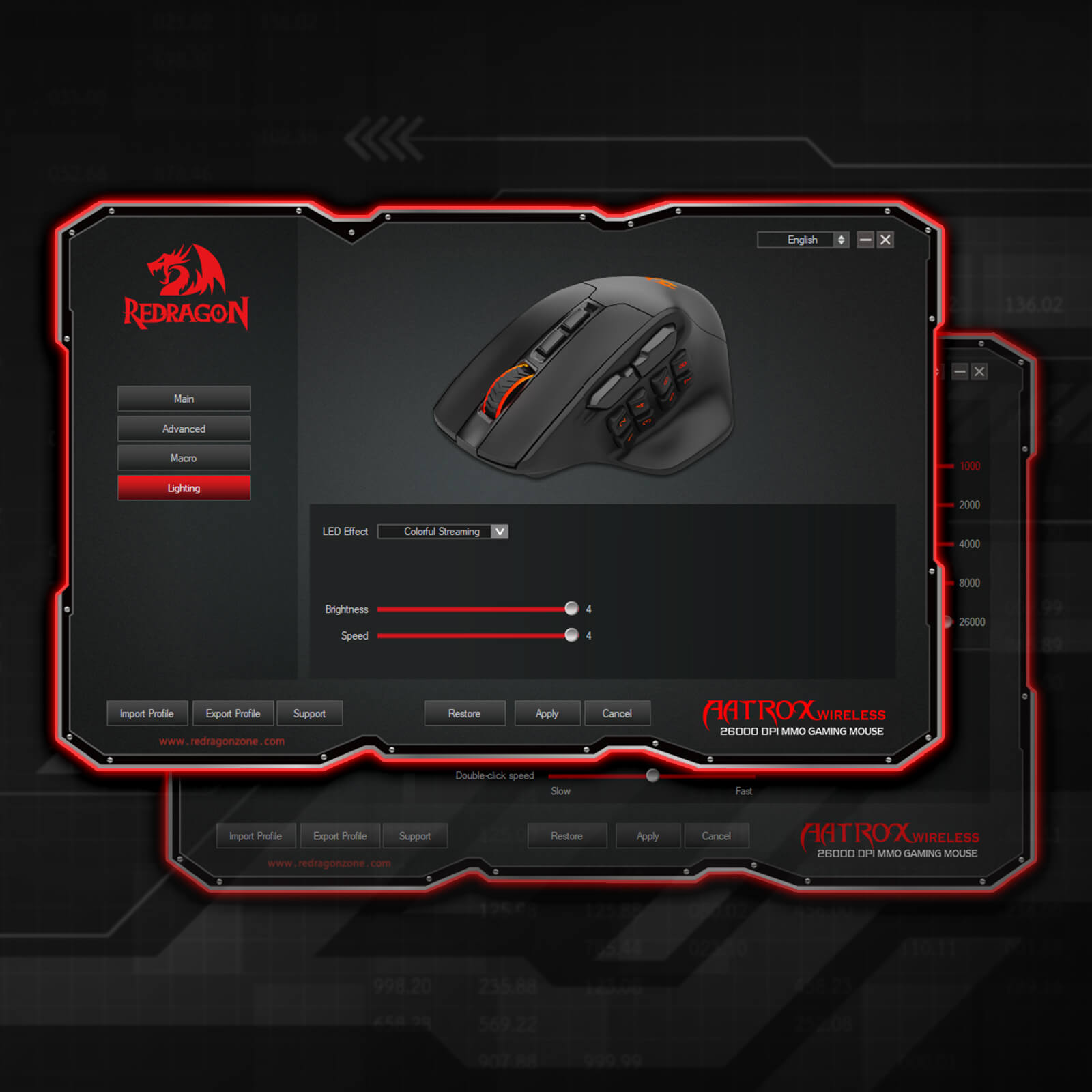 Redragon EU M811 PRO Wireless MMO Gaming Mouse