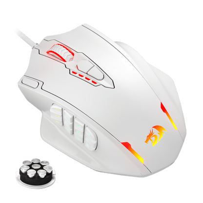 Redragon EU M908 Impact RGB LED MMO Gaming Mouse with 12 Side Buttons