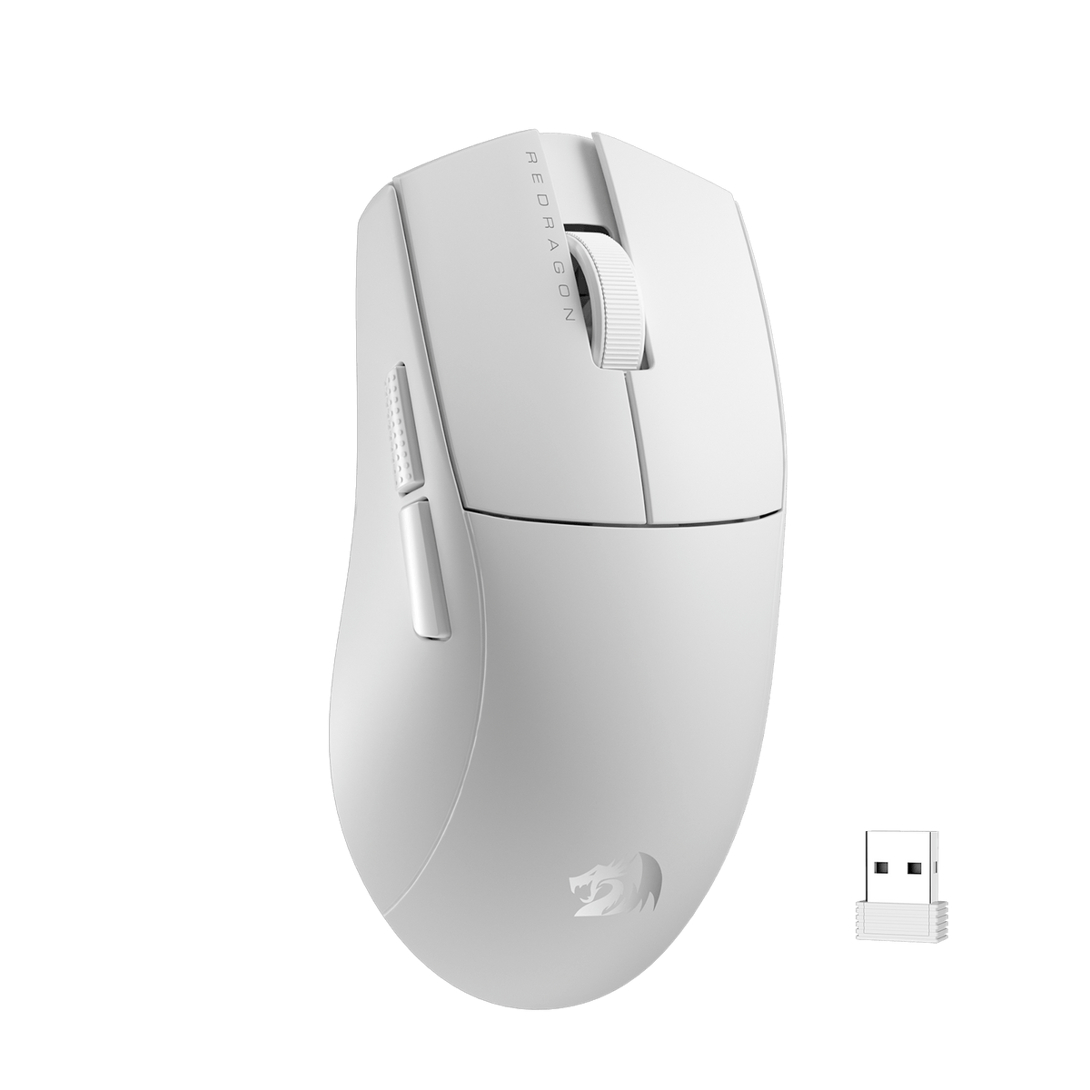 Redragon EU M916 Wireless Gaming Mouse, 49G Ultra-Light 8K DPI 2.4G Wireless Gaming Mouse w/Ergonomic Natural Grip Build, Full Programmable Buttons, Software Supports DIY Keybinds & DPI | show