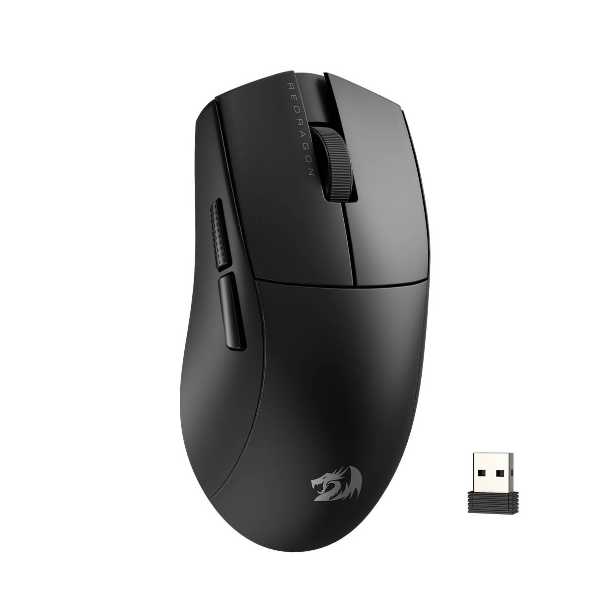 Redragon EU M916 Wireless Gaming Mouse, 49G Ultra-Light 8K DPI 2.4G Wireless Gaming Mouse w/Ergonomic Natural Grip Build, Full Programmable Buttons, Software Supports DIY Keybinds & DPI | show