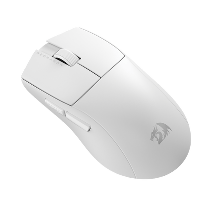 Redragon EU M916 STD 3-Mode Wireless Gaming Mouse, 49G Ultra-Light 24K DPI Mice w/Ergonomic Natural Grip Build, Full Programmable Buttons, Software Supports DIY Keybinds & DPI