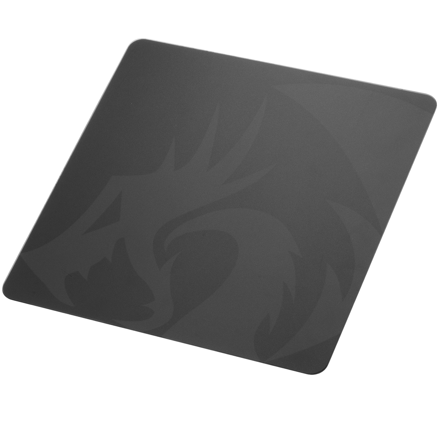 Redragon PG1M Glass Mouse Pad - Ultra-Smooth Precision Surface with Non-Slip Base, Easy to Clean, Hard Mousepad for Gaming - 330 x 330 x 3.7mm, Black