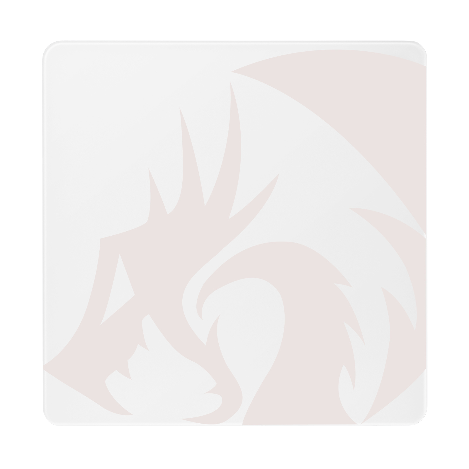 Redragon eu PG1M Glass Mouse Pad - Ultra-Smooth Precision Surface with Non-Slip Base, Easy to Clean, Hard Mousepad for Gaming - 330 x 330 x 3.7mm, White | show