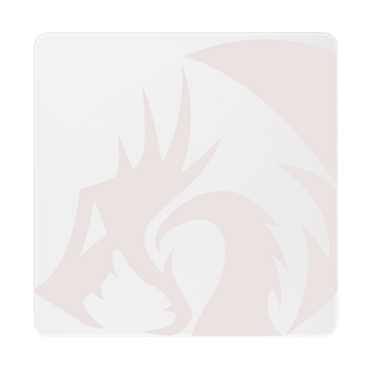 Redragon eu PG1M Glass Mouse Pad - Ultra-Smooth Precision Surface with Non-Slip Base, Easy to Clean, Hard Mousepad for Gaming - 330 x 330 x 3.7mm, White | show