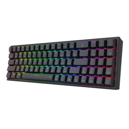 Redragon EU BS136 Gaming Keyboard & Mouse Combo, 75% K628 Tri-Mode Wireless RGB Mechanical Keyboard and 8000 DPI Gamer Mouse Bundle