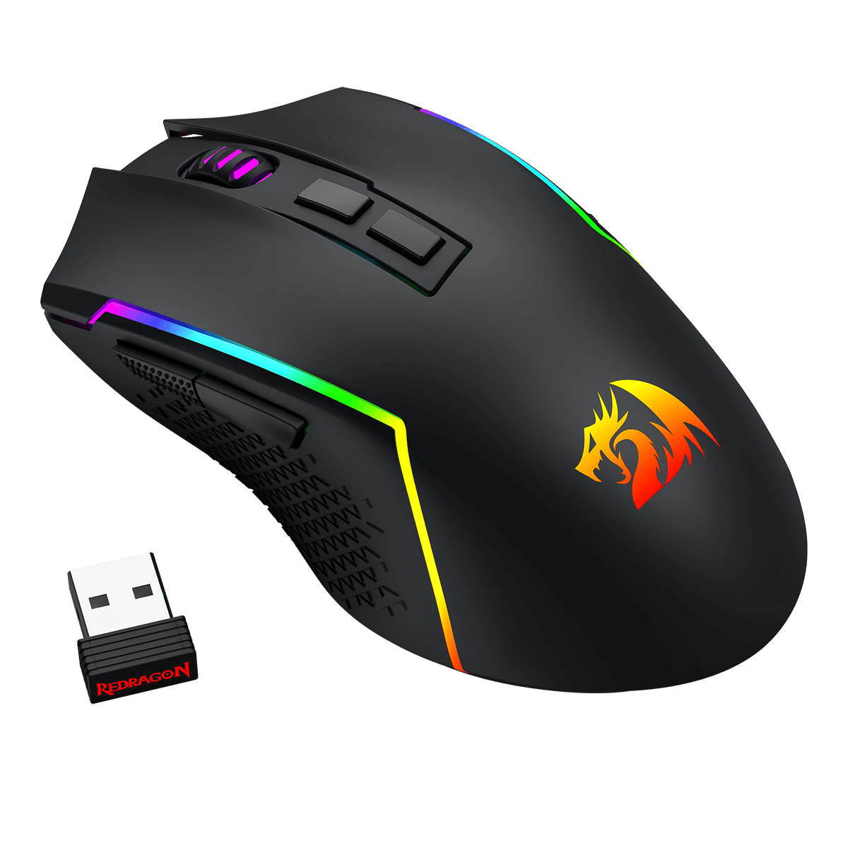 Redragon S163 3-Mode Wilreess Gaming Keyboard & Mouse Combo, 108 Keys K689 PRO RGB Gasket Keyboard and 8000 DPI M693 Gaming Mouse Bundle