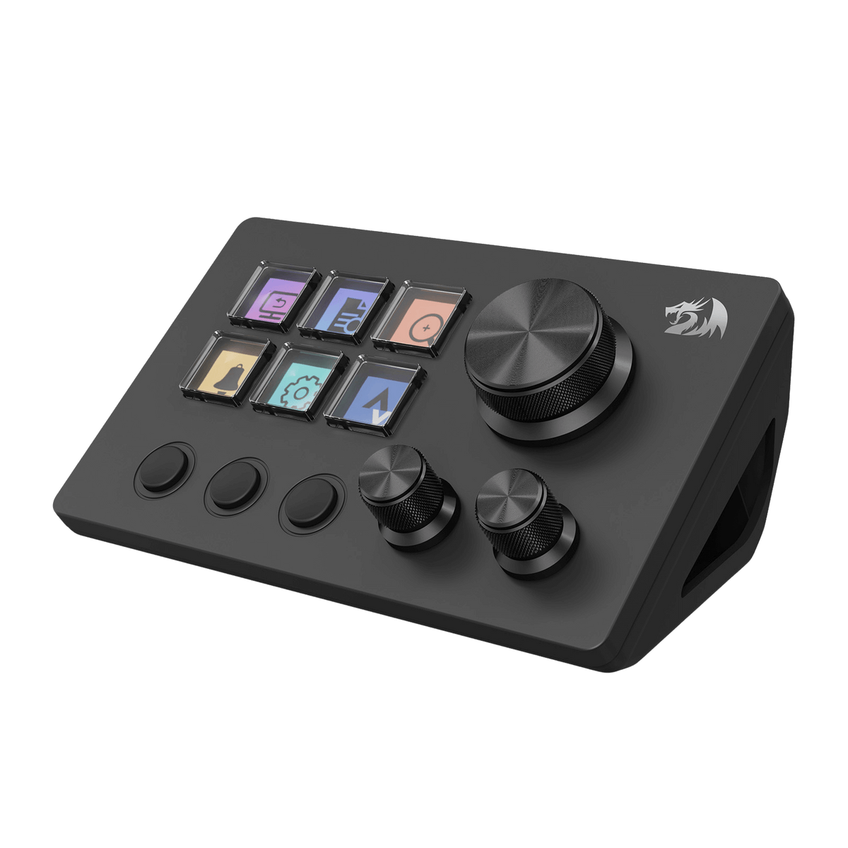 Redragon EU SS551 Stream Controller - All-in-One Macro Pad, LCD Keys & Dials, Stream Station for Content Creators, Streaming, Gaming - PC & Mac Compatible