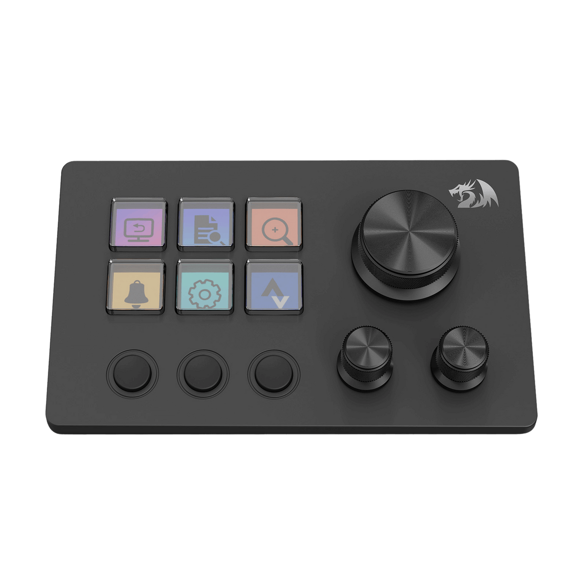 Redragon EU SS551 Stream Controller - All-in-One Macro Pad, LCD Keys & Dials, Stream Station for Content Creators, Streaming, Gaming - PC & Mac Compatible