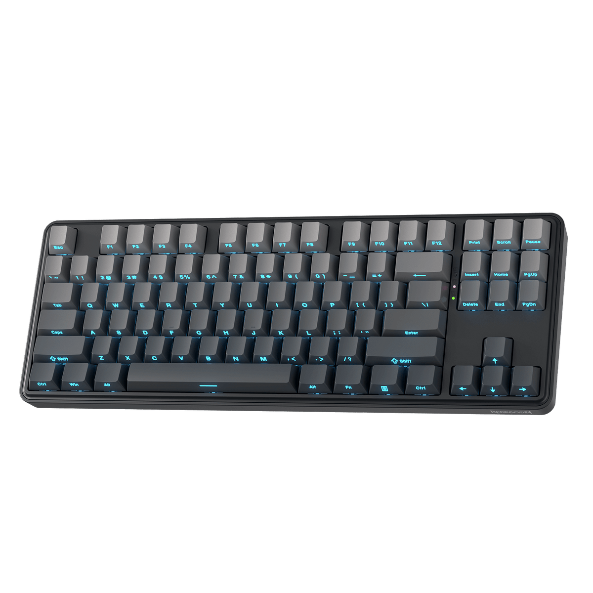 Redragon EU K707 PRO Gradient 80% Wireless Mechanical Gaming Keyboard – Hot-Swappable TKL with Tri-Mode (USB-C, Bluetooth 5.0, 2.4GHz), Quiet Linear Switches, Noise Dampening, Side-Printed PBT Keycaps, RGB Backlit, Customizable