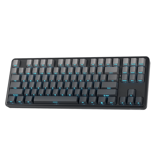 Redragon EU K707 PRO Gradient 80% Wireless Mechanical Gaming Keyboard – Hot-Swappable TKL with Tri-Mode (USB-C, Bluetooth 5.0, 2.4GHz), Quiet Linear Switches, Noise Dampening, Side-Printed PBT Keycaps, RGB Backlit, Customizable