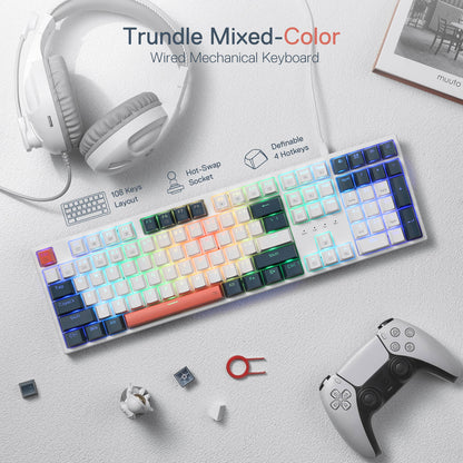 Redragon TRUNDLE K668 Hot-swappable Gaming Keyboard, Redragon EU