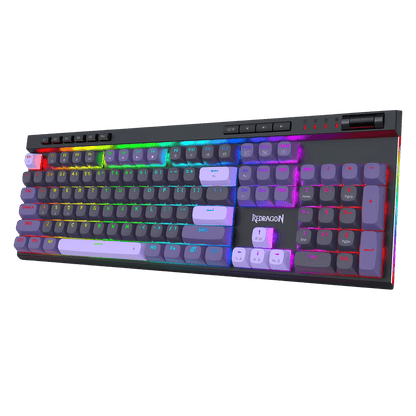 Redragon EU K580 HE Rapid Trigger Gaming Keyboard, 100% 104 Keys Wired Mechanical Keyboard w/Hyper-Fast Actuation, 8K Hall Effect Magnetic Switch, Dedicated Media Controls, Onboard Macro Recording
