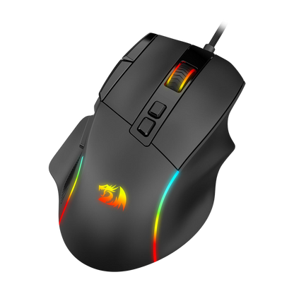 Redragon M925 Wired Gaming Mouse, 24,000 Max DPI Optical Gaming Mouse with 10 Programmable Buttons, Ergonomic Natural Grip Build, Software Supports DIY Keybinds & DPI, Black | show
