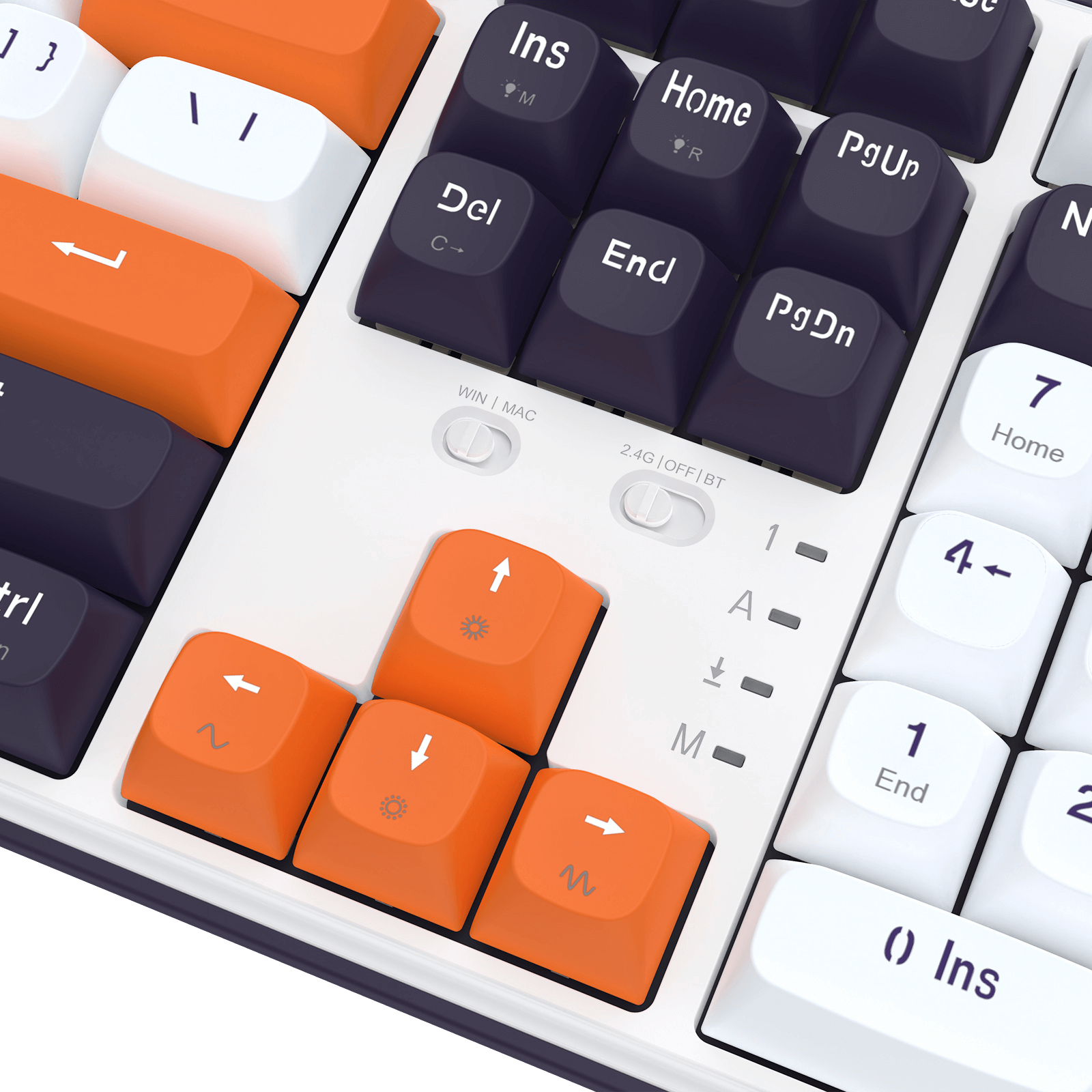 Redragon EU K689 PRO Wireless Gasket RGB Gaming Keyboard, 104 Keys + Extra 4 Hotkeys Mechanical Keyboard w/Upgraded Hot-swappable Socket, 5-Layer Noise Dampening, Round PBT Keycaps, Custom Linear Switch