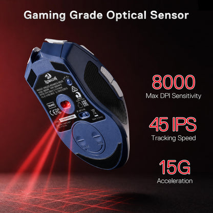 Redragon EU Anime Keyboard & Mouse Combo, M612AK, 8000 DPI sensitivity, 45 IPS tracking speed, and 15G acceleration.