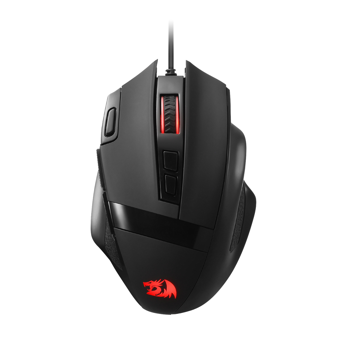 Redragon EU M619 RGB Gaming Mouse, 12800 DPI Wired Optical Mouse with 8 Programmable Buttons & Ergonomic Natural Grip Build, Software Supports DIY Keybinds