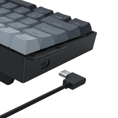 Redragon EU K617 HE Rapid Trigger Gaming Keyboard, 60% 61 Keys Wired Mechanical Keyboard w/Adjustable Hyper-Fast Actuation, Dedicated Hall Effect Magnetic Switch, PBT Gradient Keycap Strap Version