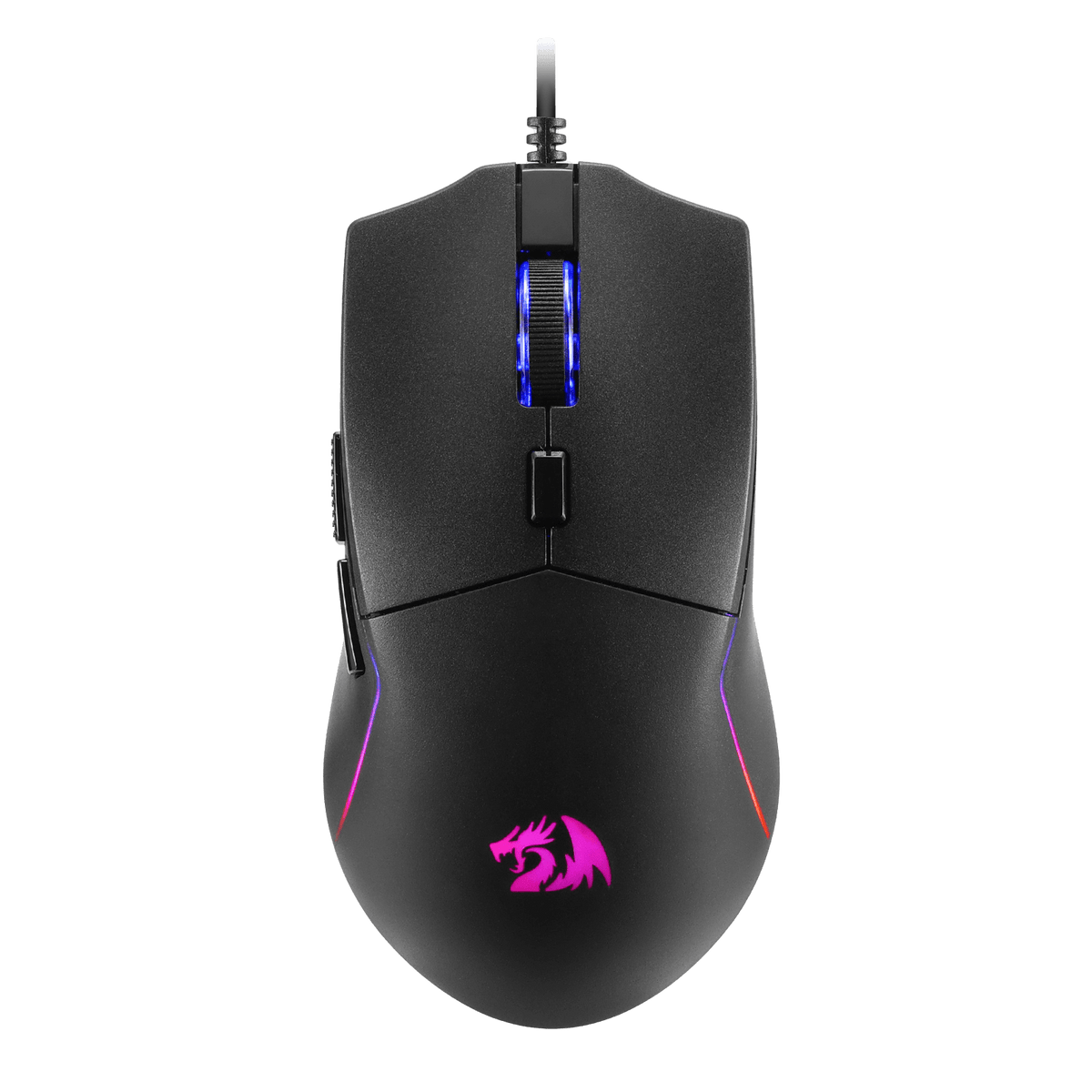 Redragon M730 Wired RGB Gaming Mouse, 10000 DPI Lightweight Optical Mouse with 6 Programmable Buttons, Software Supports DIY Keybinds for PC Computer Windows Mac Laptop, Black | show