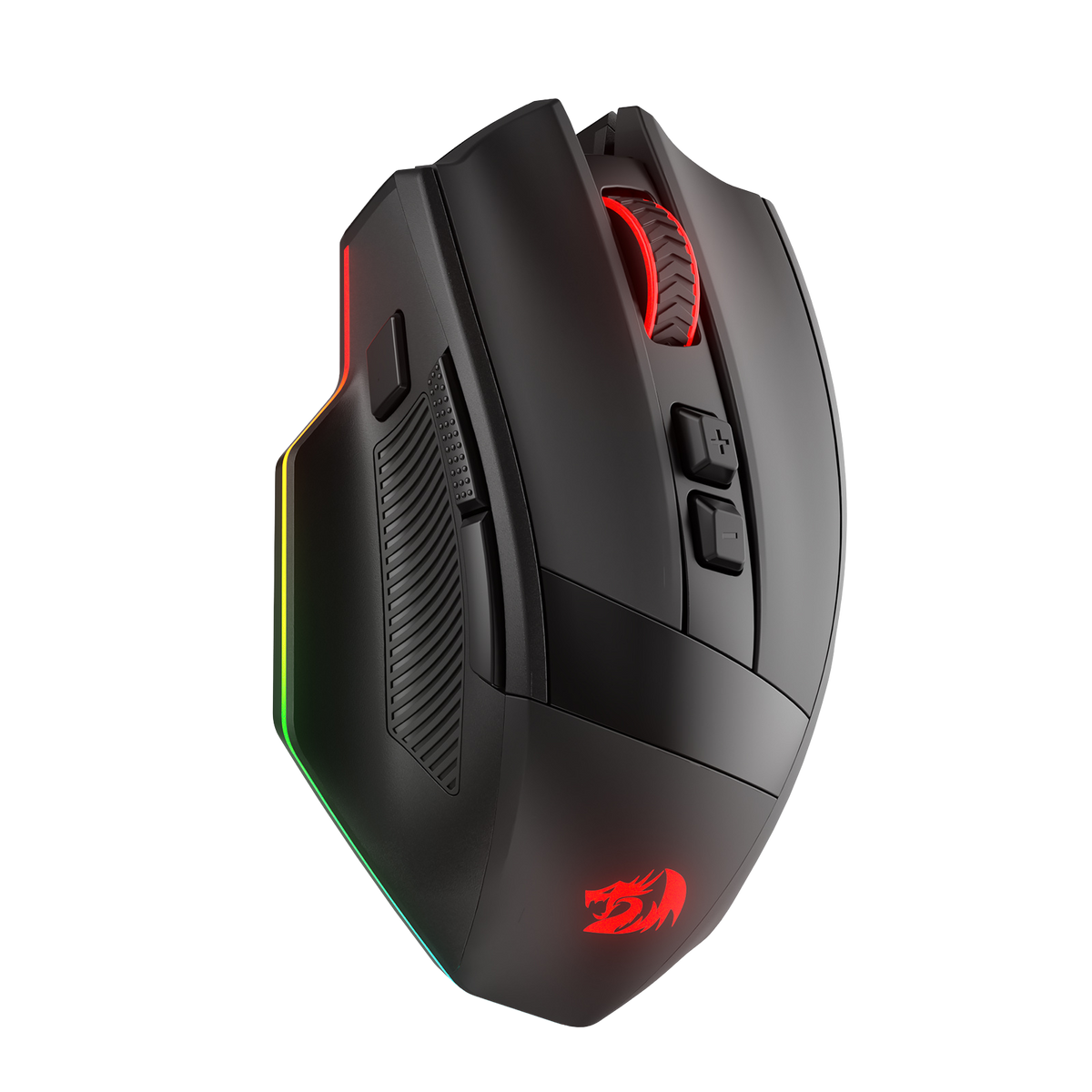 Redragon EU M923 PRO 3-Mode RGB Gaming Mouse, Optical Ergonomic Gamer Mouse with Max 24,000DPI, Pro Precision Sensor SG8960, 8 Macro Buttons, Software Supported | show