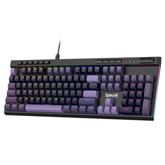 Redragon EU K580 HE Rapid Trigger Gaming Keyboard, 100% 104 Keys Wired Mechanical Keyboard w/Hyper-Fast Actuation, 8K Hall Effect Magnetic Switch, Dedicated Media Controls, Onboard Macro Recording
