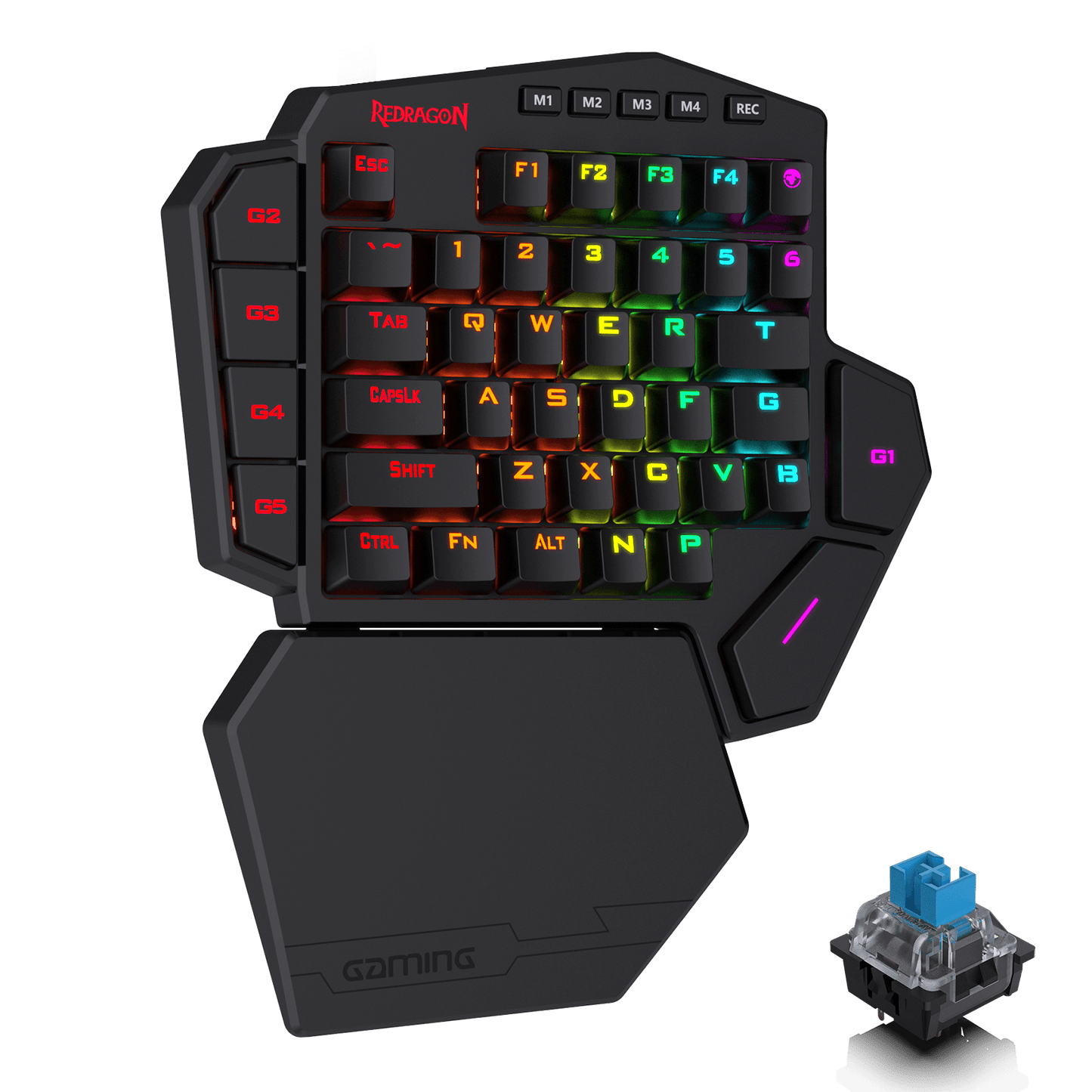 Redragon EU DITI K585 Wireless One-Handed Gaming Keyboard