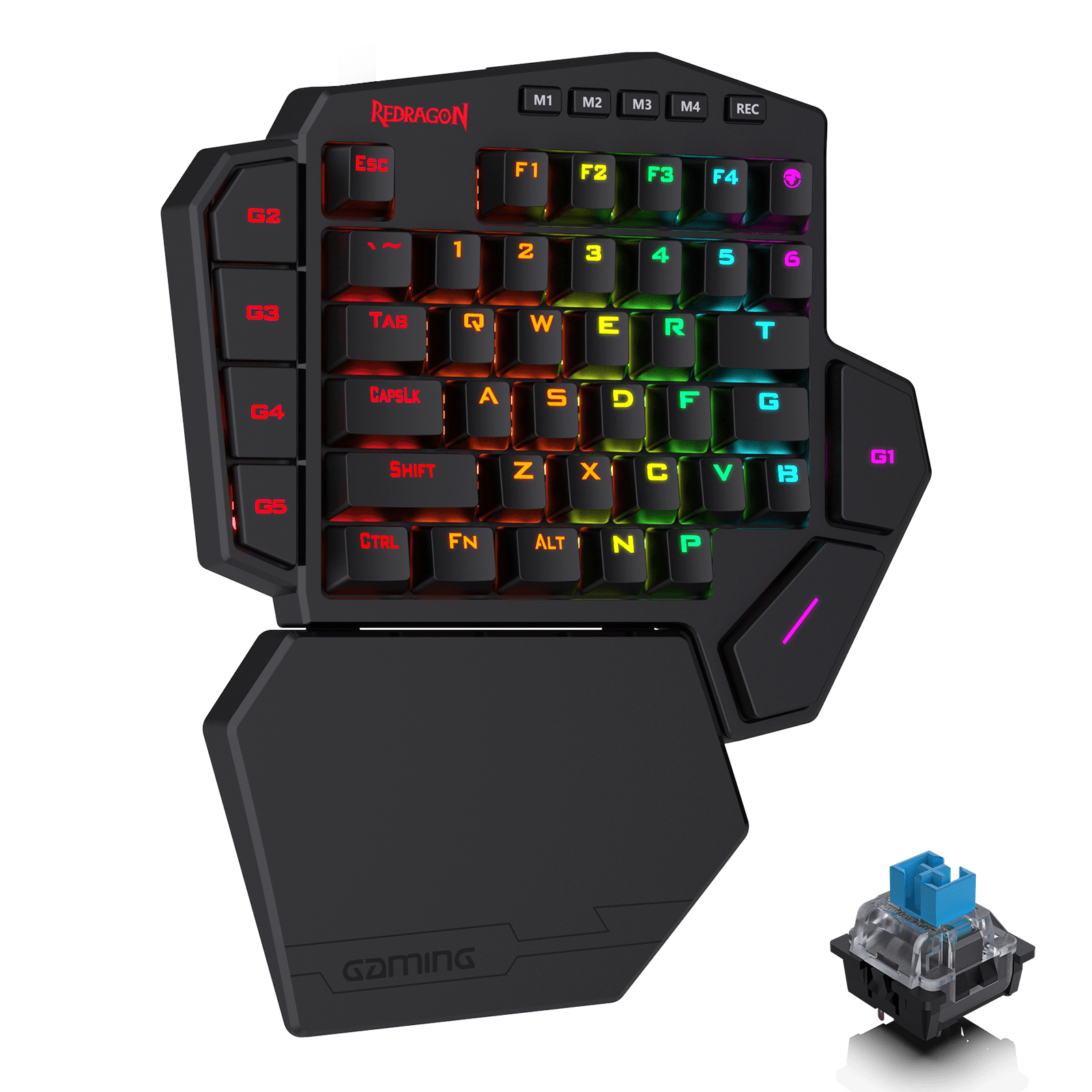 Redragon EU DITI K585 Wireless One-Handed Gaming Keyboard
