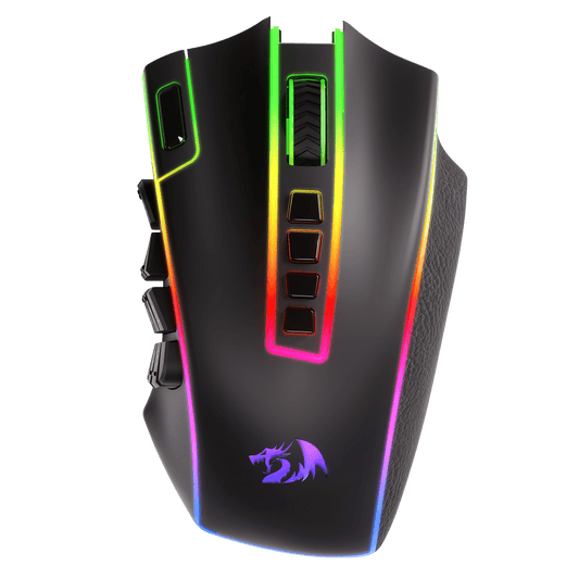 Redragon EU M990 Tri-Mode Wireless Gaming Mouse with Ergonomic Design and RGB Lighting