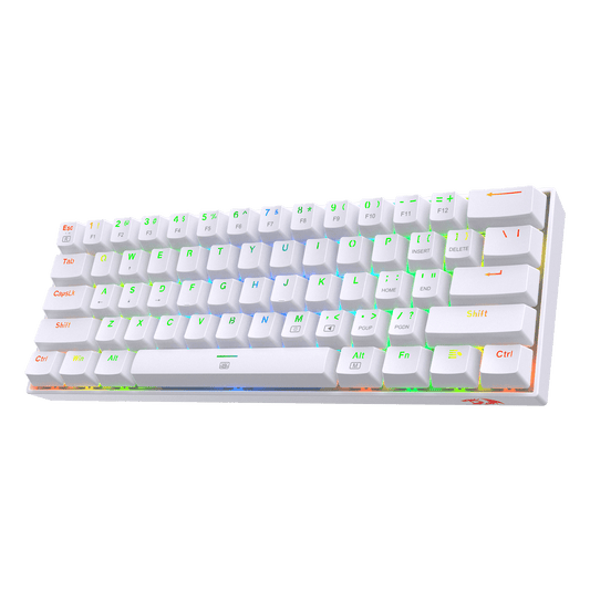 Redragon EU K630 Gaming Keyboard Red Switch White Colorsmall keyboard gaming | show