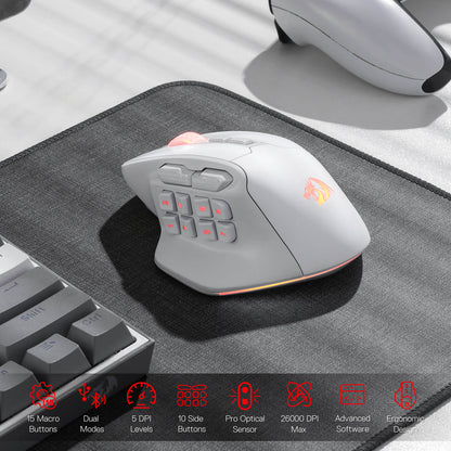 Redragon EU M811 PRO Wireless MMO Gaming Mouse