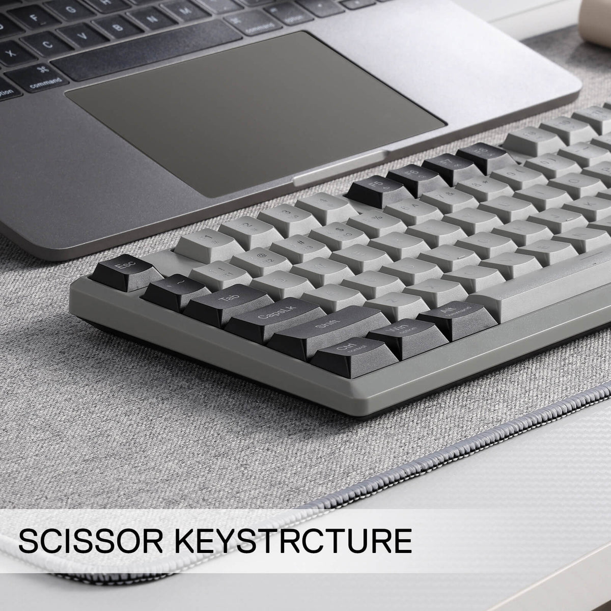 Redragon EU BK7114 96% Tri-modes Wireless Keyboard with Scissor Mechanism, comfort touch and silent keys