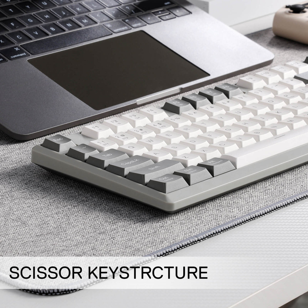 Redragon EU BK7114 96% Tri-modes Wireless Keyboard with Scissor Mechanism, comfort touch and silent keys