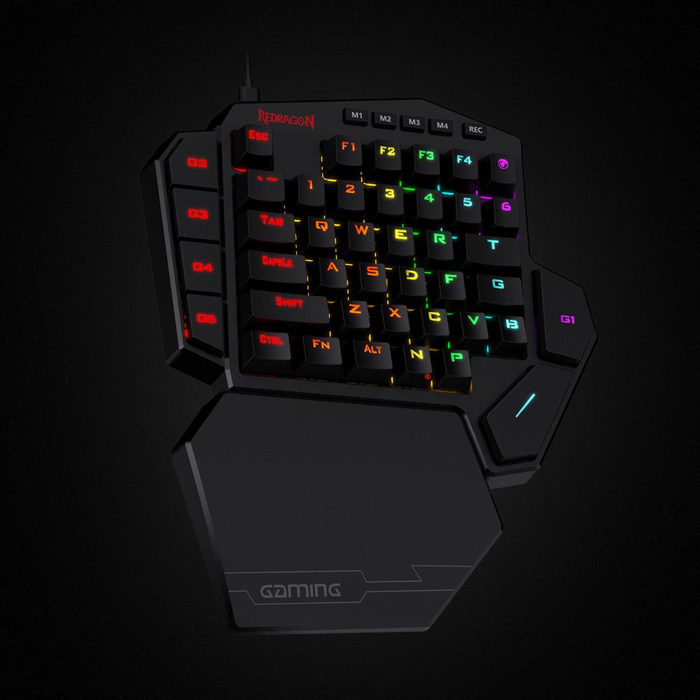 Redragon EU LED Left Hand Mini Keypad For Mobile Game