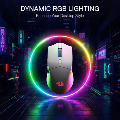 Redragon EU M730 PRO Wireless Lightweight RGB Gaming Mouse 10000 DPI
Cable-Free 0 Delay, Redefine Keybinding Macro, Vibing Backlight, Ergonomic Grip Body Comfort