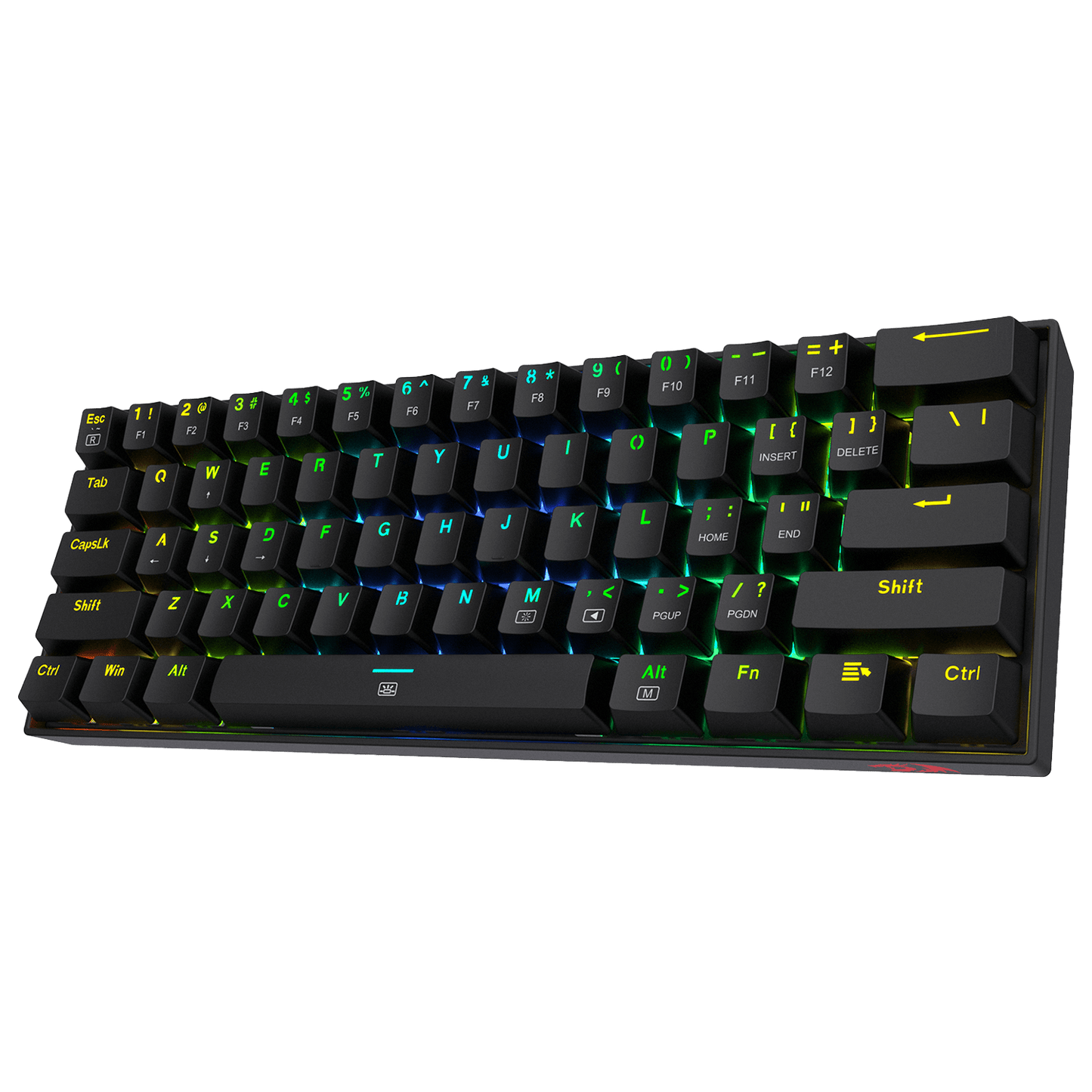 Redragon EU K630 Gaming Keyboard Red Switch White Colorsmall keyboard gaming  | show