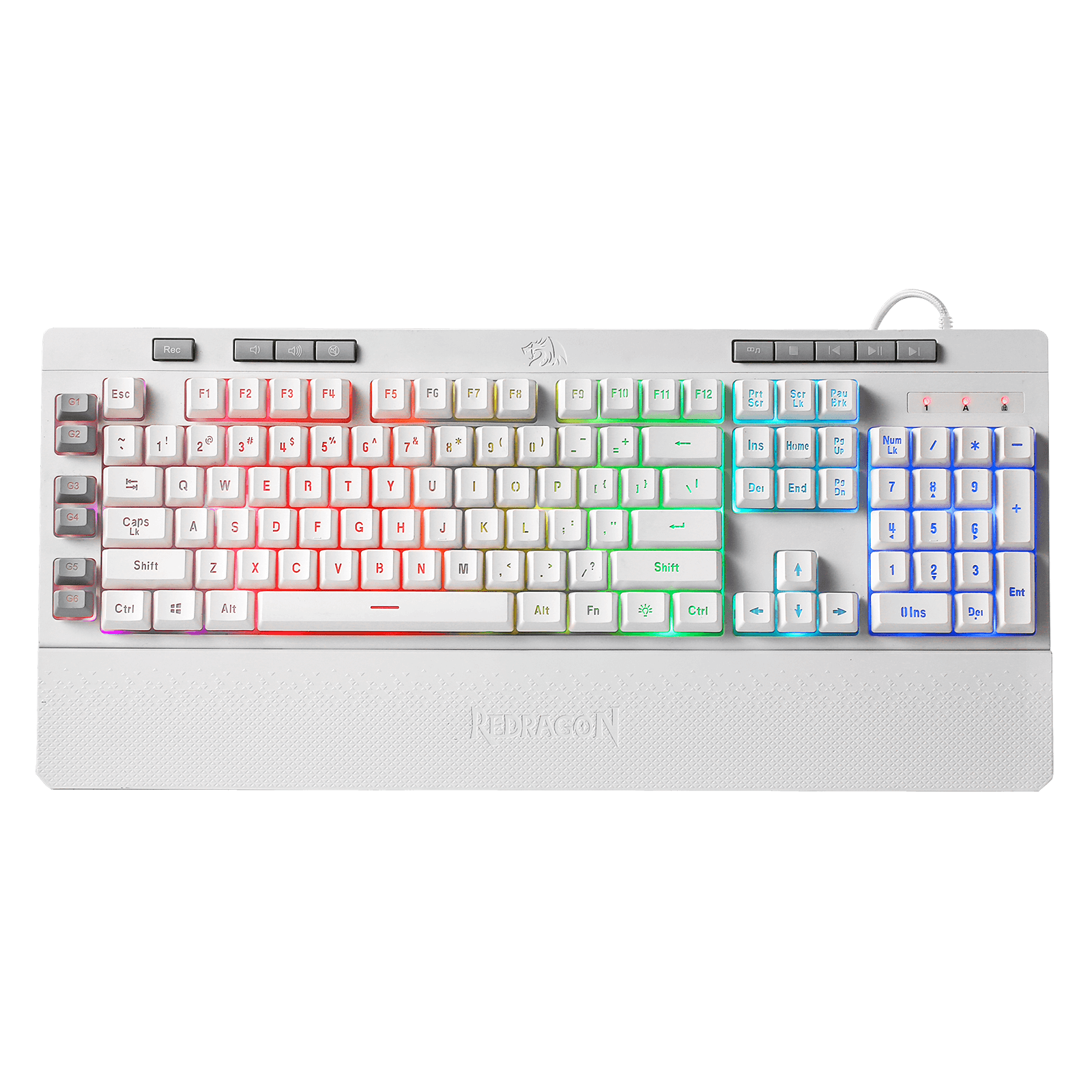 redragon EU  white budget keyboard